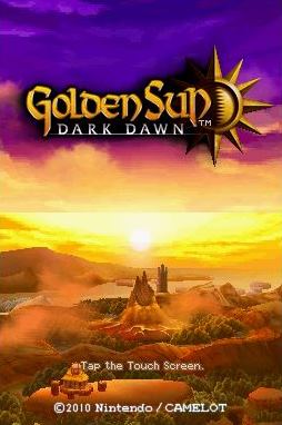Golden Sun: Dark Dawn Title Screen
